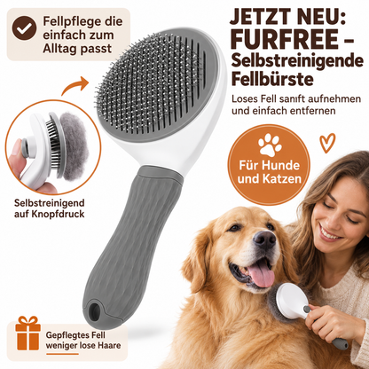 FURFREE – Selbstreinigende Fellbürste