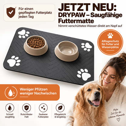 DRYPAW – Saugfähige Futtermatte
